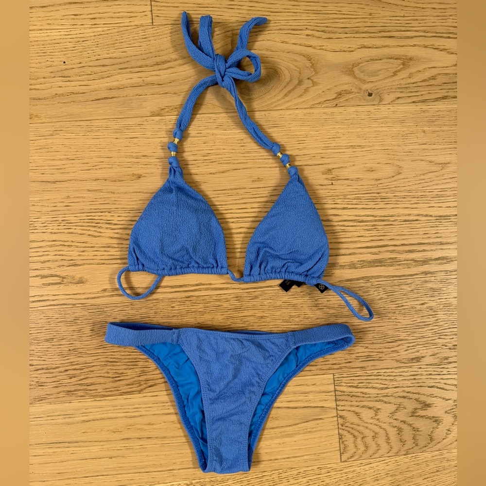 Vix Paula Hermanny Firenze Bikini Set Swimwear Bathing Suit Size Medium